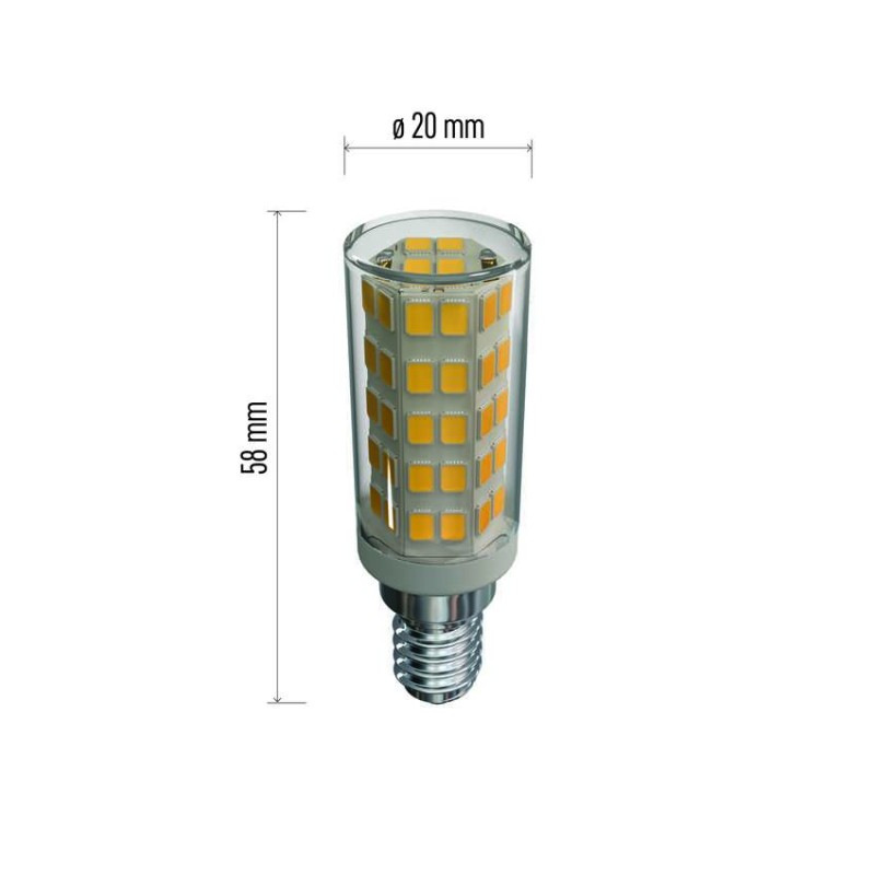 LED JC A++ 4,5W E14 WW