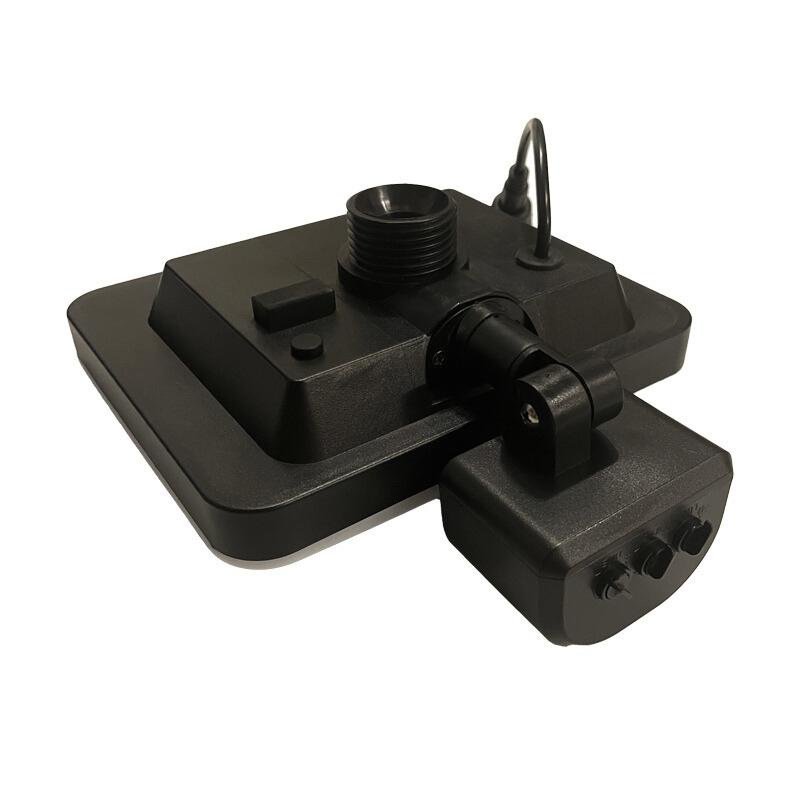 LED čierne vonkajšie solárne svietidlo so senzorom 12W / 3000K - 4100K - 6500K - LS022 19