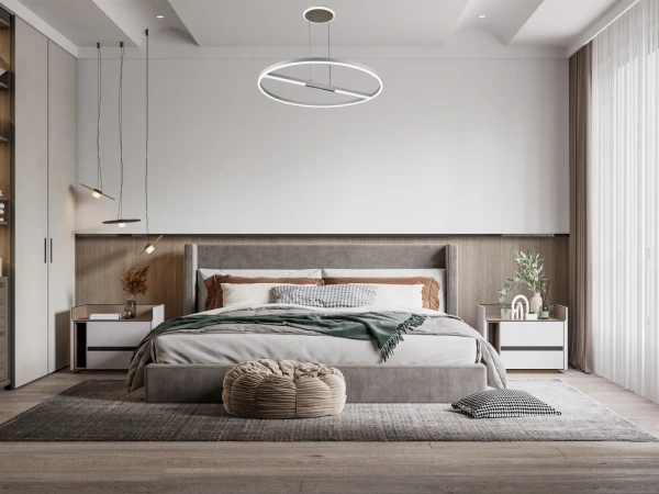 LED závesné svietidlo s diaľkovým ovládačom 95W - J7308/W 10