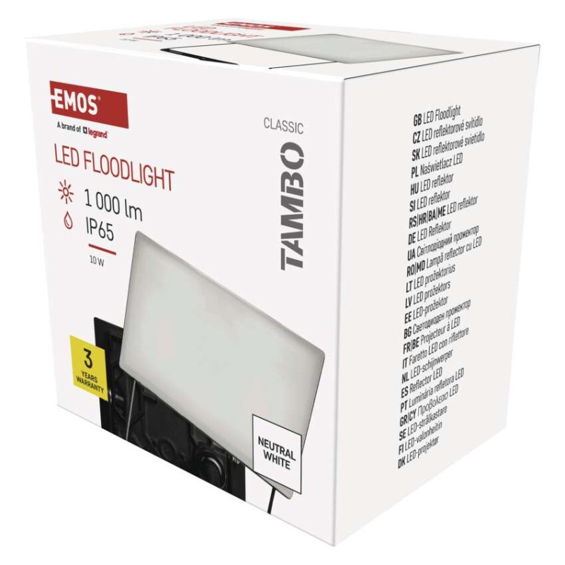 LED REFLEKTOR TAMBO 10W 1000LM IP65
