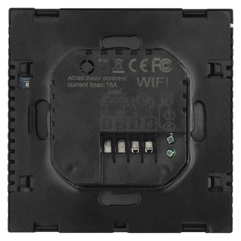 Termostat podlahový program. GoSmart WIFI čierny P56201BUF 11