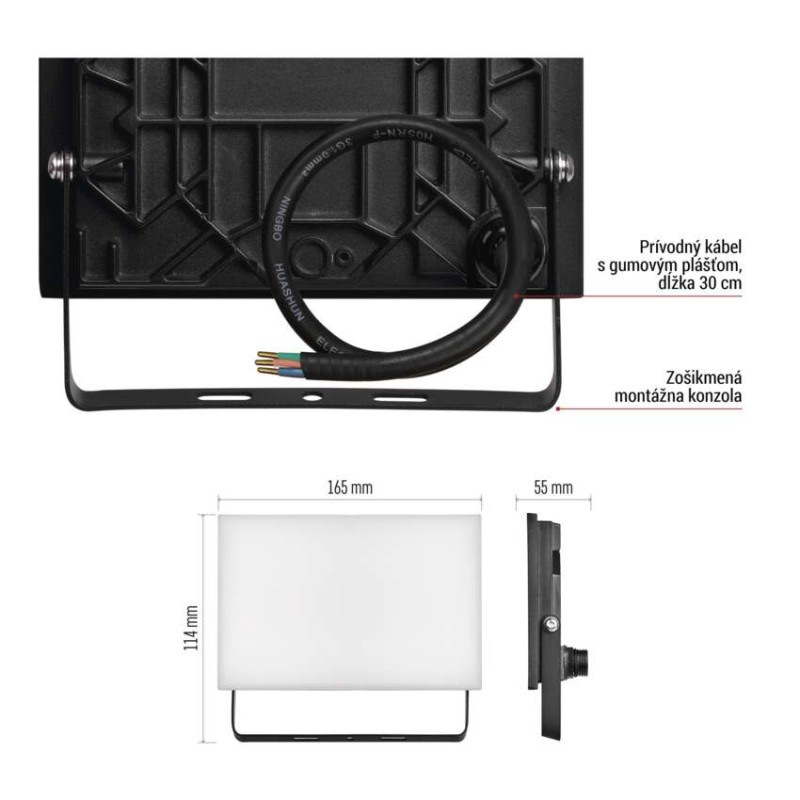 LED REFLEKTOR TAMBO 30W 3000LM IP65 10