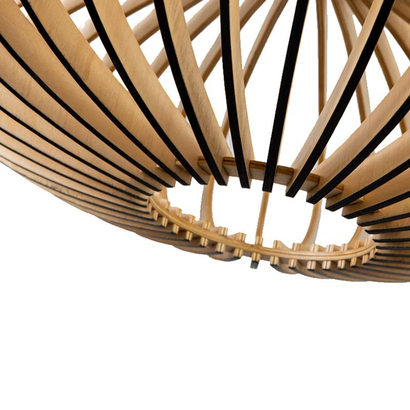 Závesný luster z masívneho dreva E27 / 450 - WRE131 5