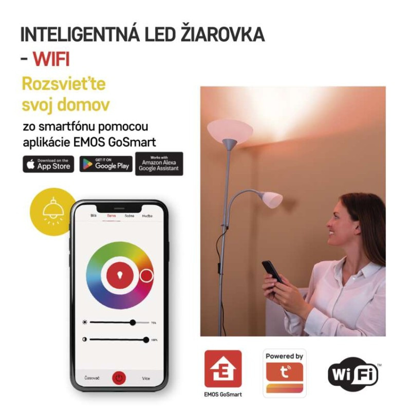 GOSMART LED A60 9W(60W) 806lm E27 WIFI R 3