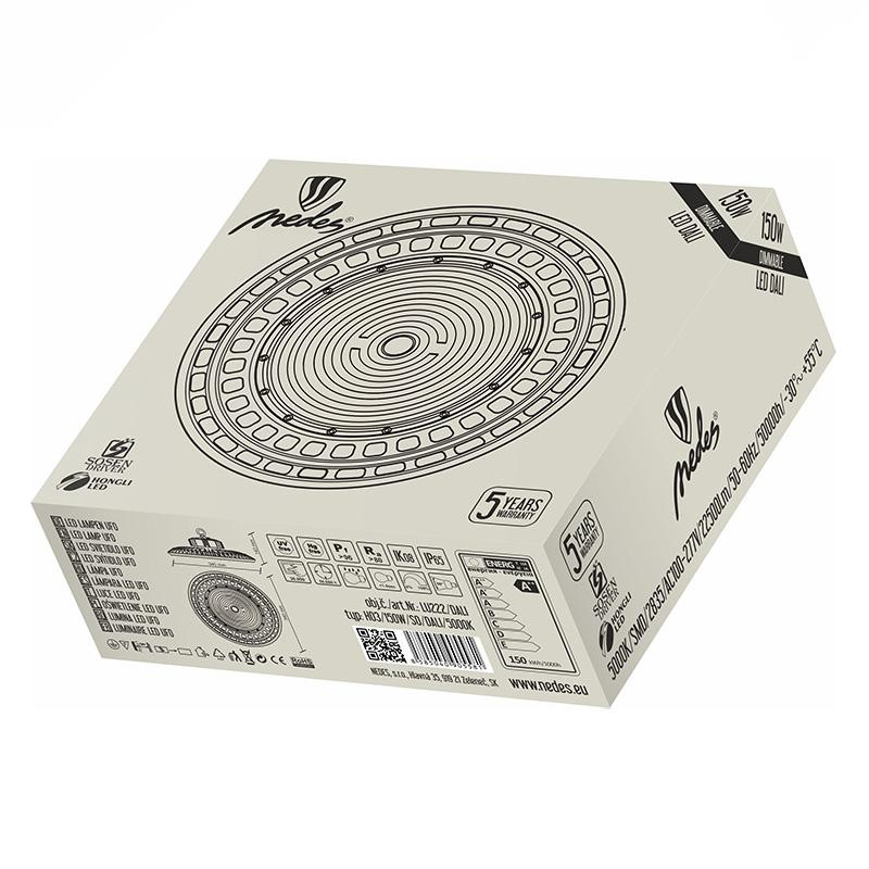 LED svietidlo High Bay UFO 150W / IP65 / 5000K / DALI - LU222/DALI 9