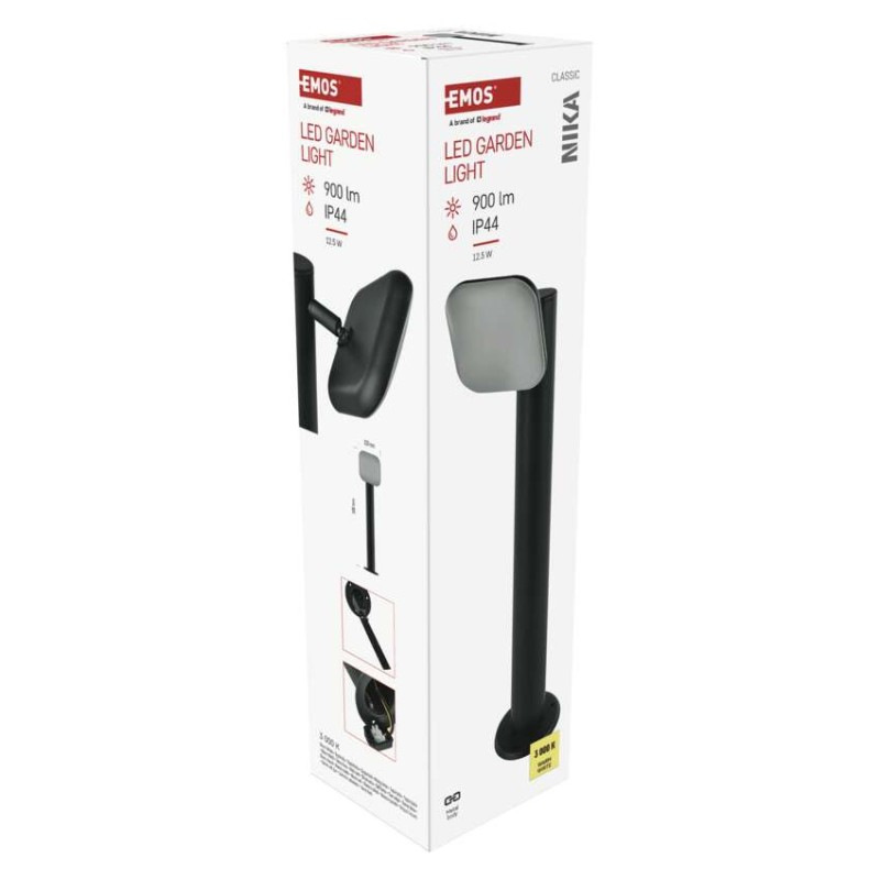 LED ZAHRADNÍ SVÍTIDLO,12,5W,IP44,900LM,S 12