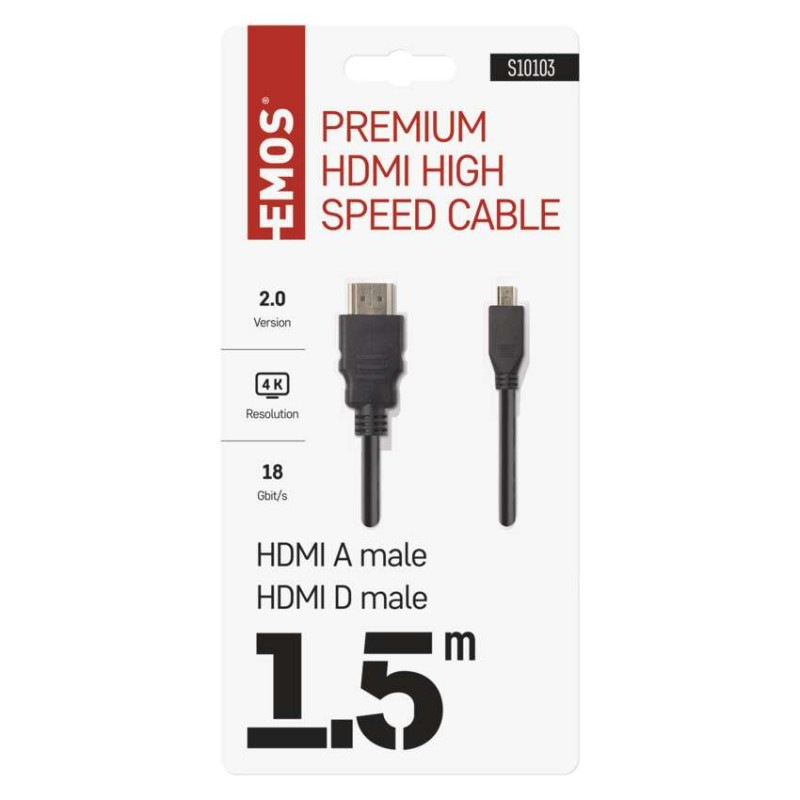 HDMI 2.0 A/M-D/M 1,5M 2