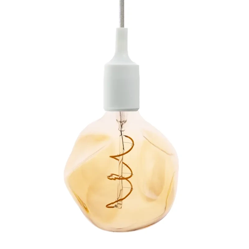 LED dekoratívna žiarovka / filament BUMPED 4W VINTAGE - G125 / E27 / 2000K - ZSF117 2