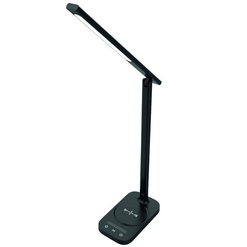 LED stolná lampa JENY stmievateľná s časovačom, bezdrôtovým nabíjaním a USB 8W - DL4305/B 6