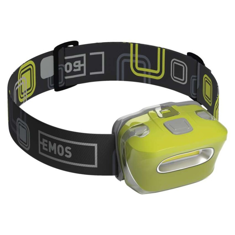 Čelovka COB LED 150lm 20m 3xAAA  P3528 3