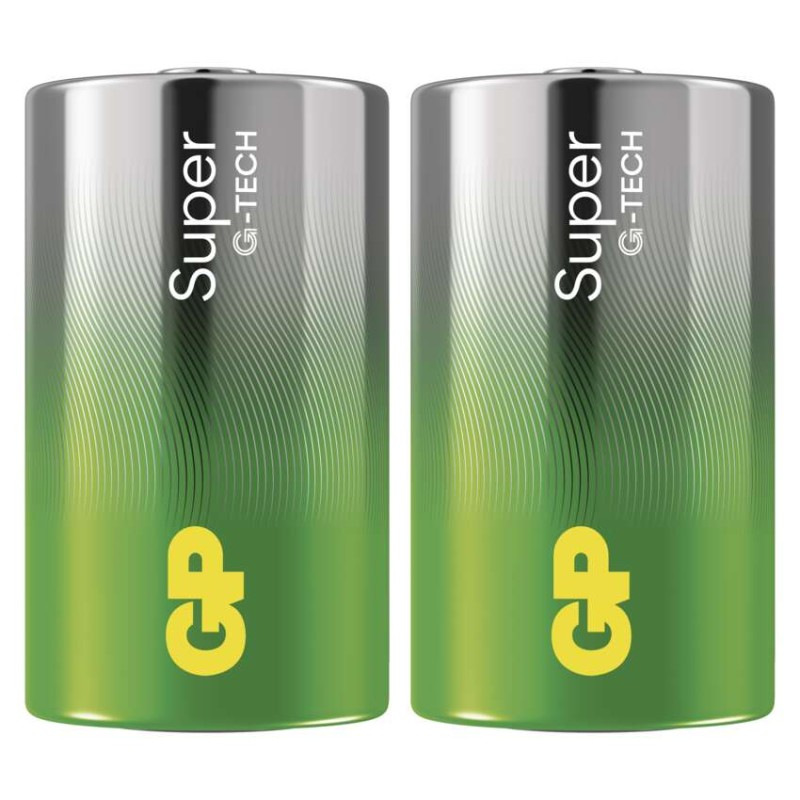 Batéria GP SUPER 13A LR20 2BL  B01412