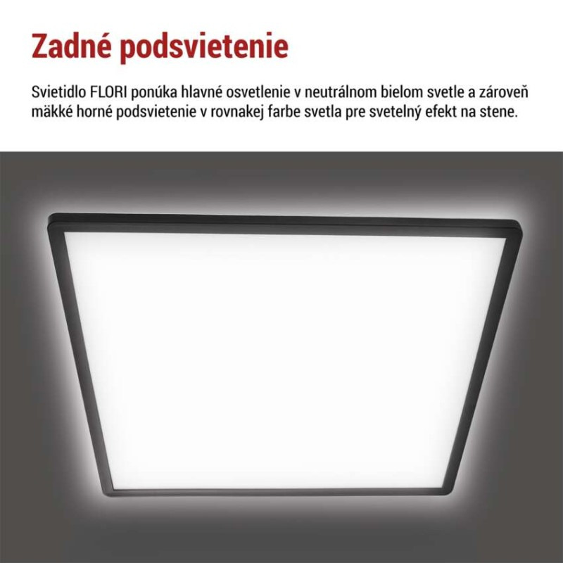 LED SVÍTIDLO FLORI PŘ.Č 22W 2200LM NW IP 5