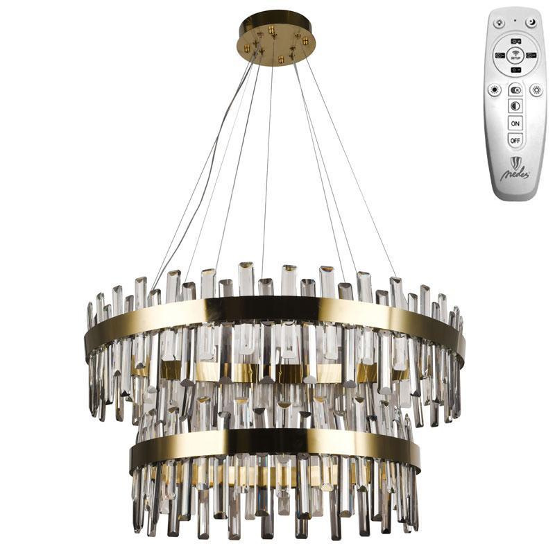 LED krištáľové svietidlo + diaľkový ovládač 190W - J6343/C 3