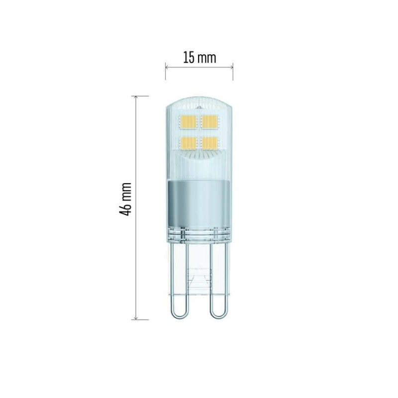 LED CLS JC 1,9W(22W) 210lm G9 WW