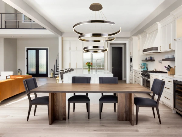 LED visiace svietidlo + diaľkový ovládač 220W - J4329/CH 8