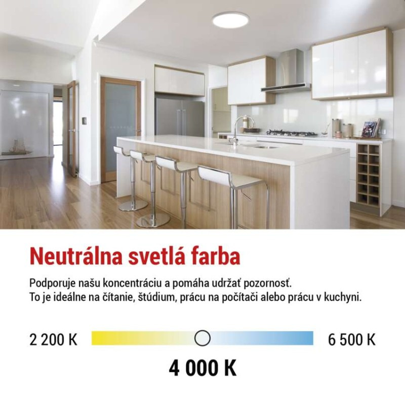 LED SVÍTIDLO FLORI PŘ.K 22W 2200LM NW IP 7