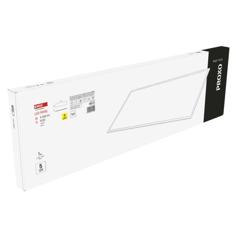 LED PANEL PROXO V. 30×120 33W 4360LM IP2 8