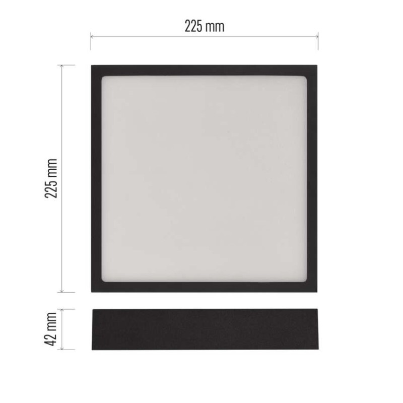 LED SVÍTIDLO NEXXO PŘ.ČTV 21W 1900LM IP4 2