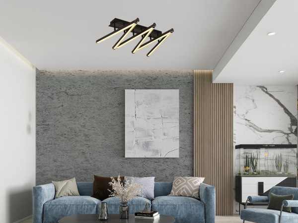 LED stropné svietidlo s diaľkovým ovládačom 75W - J3371/BCH 9