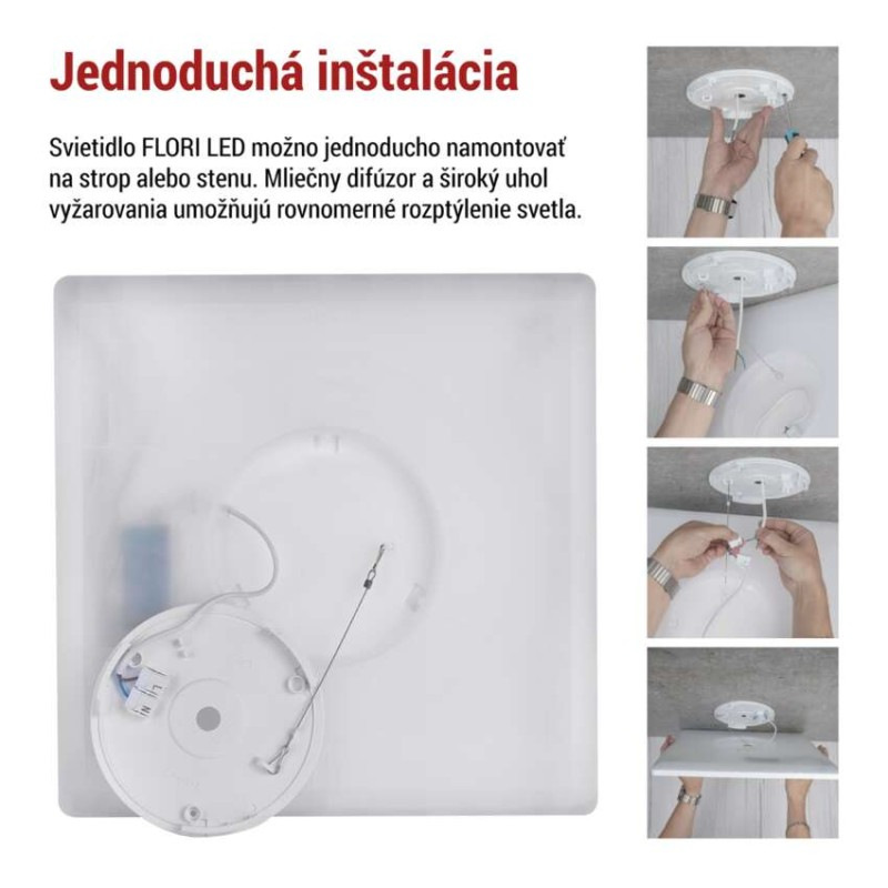 LED SVÍTIDLO FLORI PŘ.Č 22W 2200LM NW IP 4
