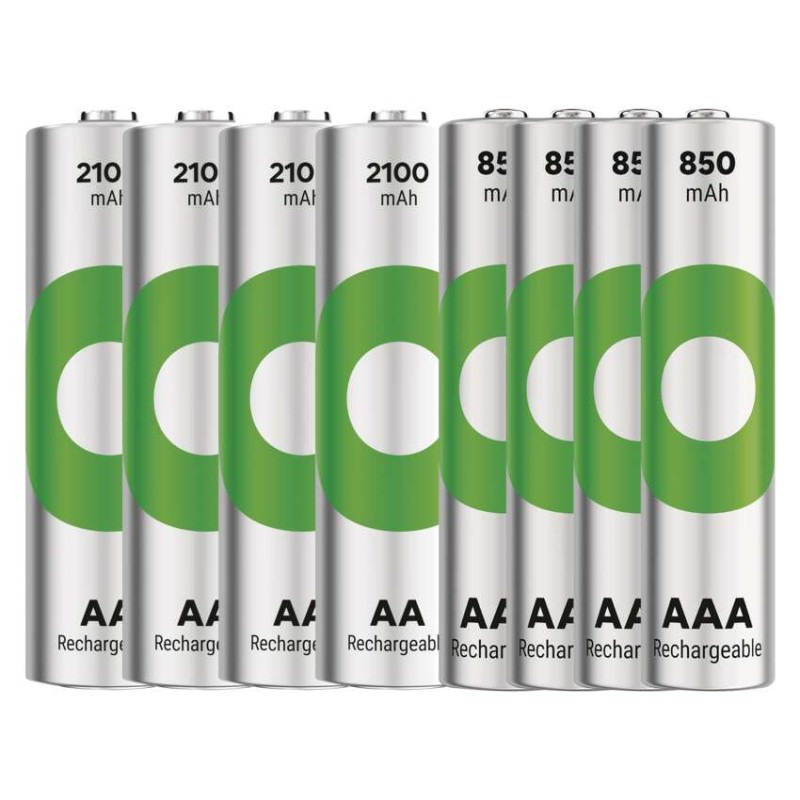 GP nab. bat. Eco E821 + 4× AA 2100 + 4× 9