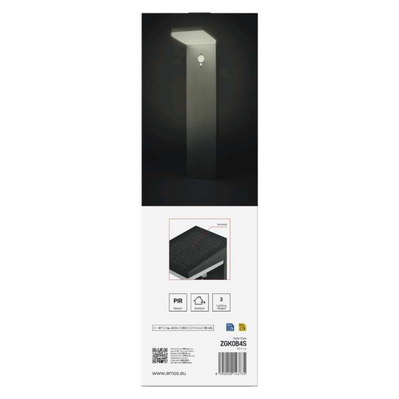 LED ZAHRADNÍ SVÍTIDLO,IP44,SOLÁRNÍ, SLOU 13