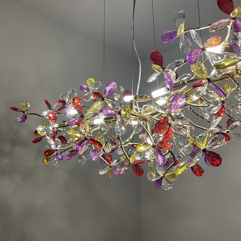 Luxusný závesný krištáľový luster 13 x G9 - CA032/1200L 4