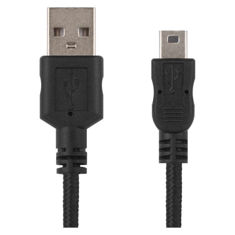 USB 2.0 A/M-MINI B/M 2M ČERNÁ 2
