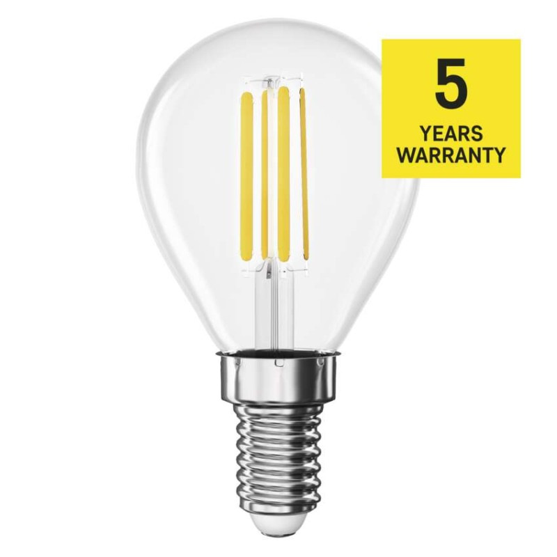LED FLM MINI GL 3,8W(60W) 806lm E14 WW A 5