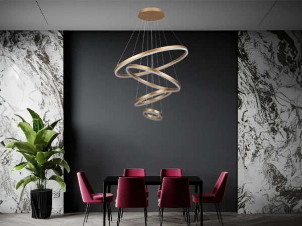 LED visiace svietidlo + diaľkový ovládač 135W - J4314/G 10