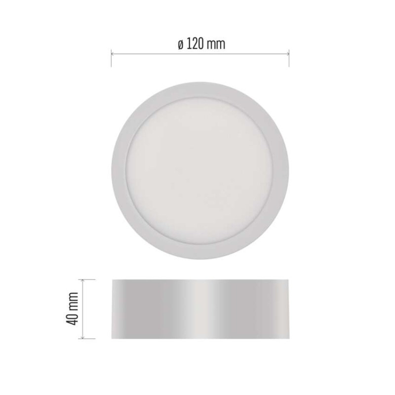 LED PANEL NEXXO PŘ.KR 7,6W 680LM IP40 NW 2