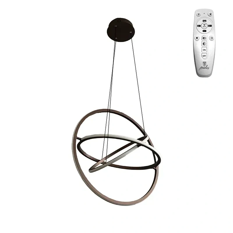 LED závesné svietidlo na lanku + diaľkový ovládač 105W - J4350/BR 10