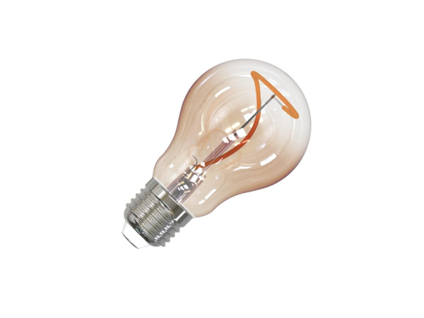 LED dekoratívna žiarovka / filament SHAPE 4W BRAUN - A60 / E27 / 1800K - ZSF107 5