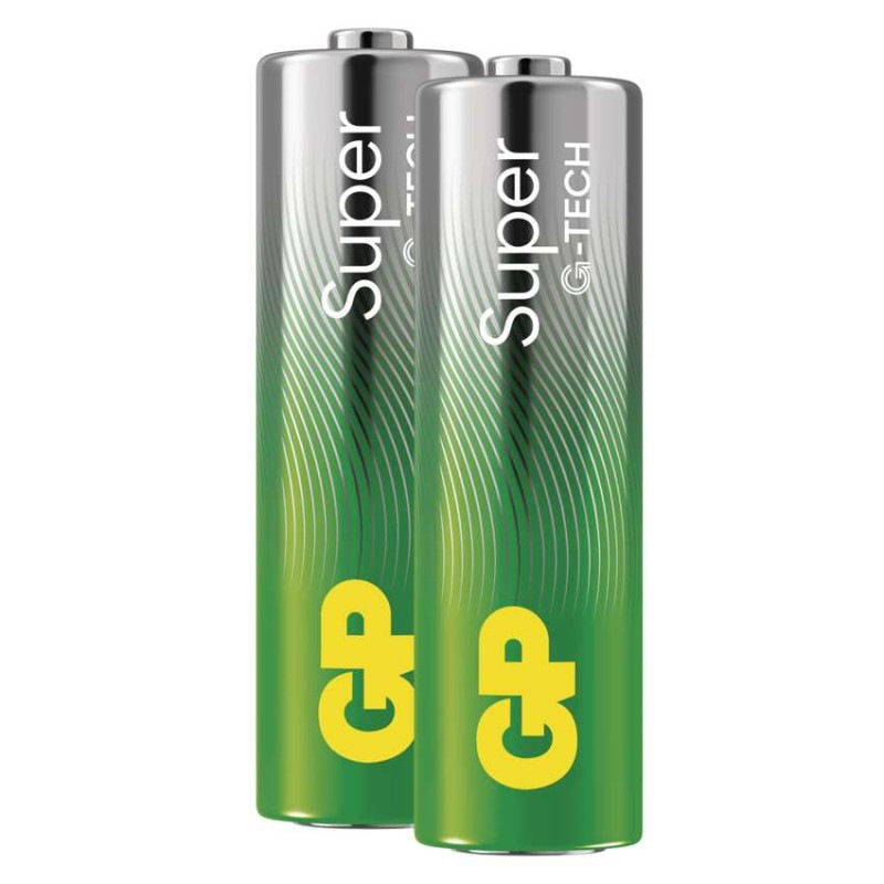 GP alk. bat. SUPER AA (LR6) 2SH 1