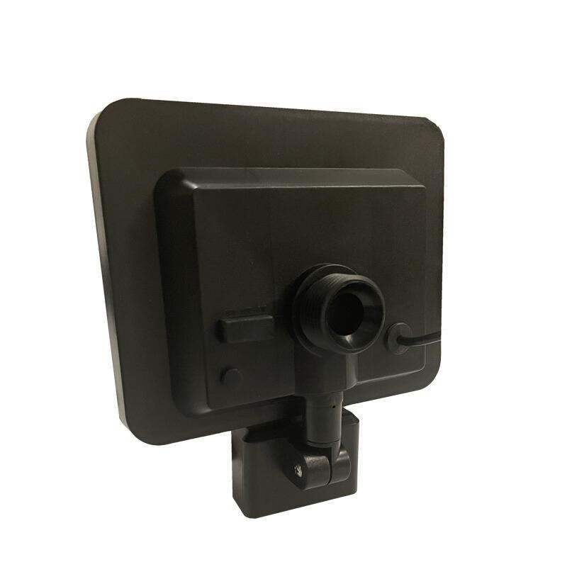 LED čierne vonkajšie solárne svietidlo so senzorom 12W / 3000K - 4100K - 6500K - LS022 17