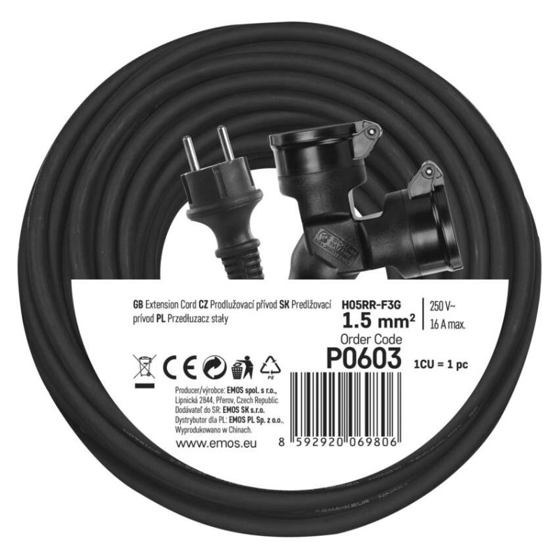 PRODL. 2Z 20M 3× 1,5 GUMA,IP44 9