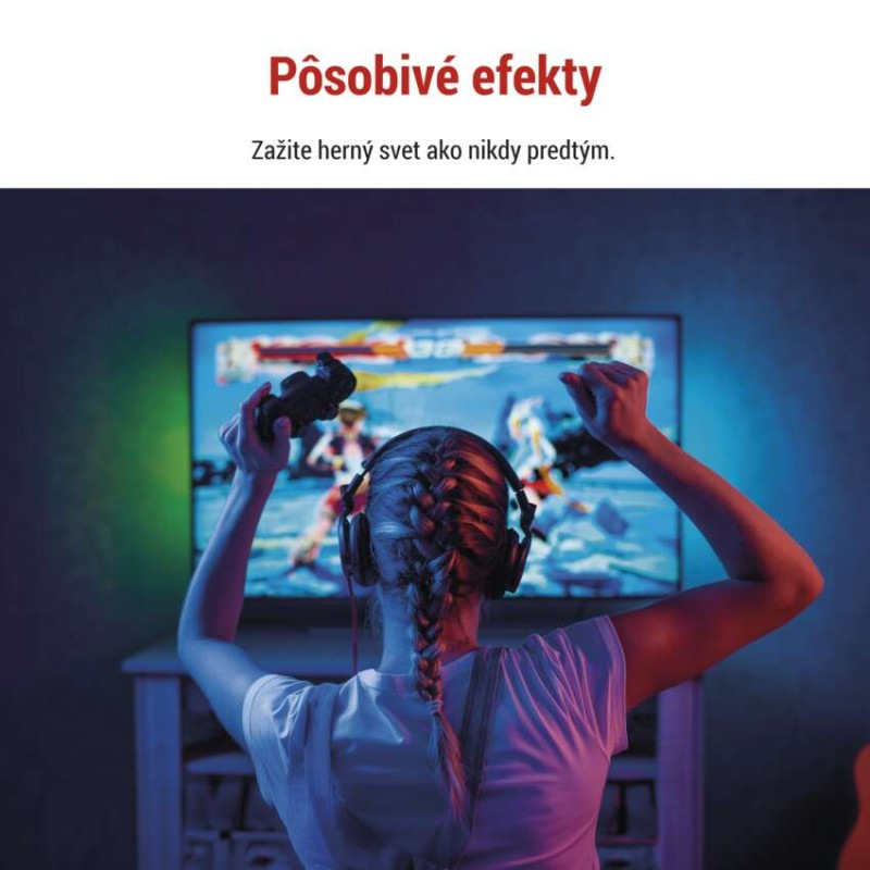 GOSMART AMBIENTNÍ OSVĚTLENÍ TV 75" 7