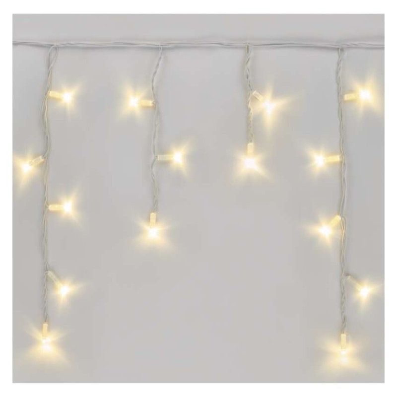 Řetěz rampouchy 50LED 3M-WHITE IP44 WW 8