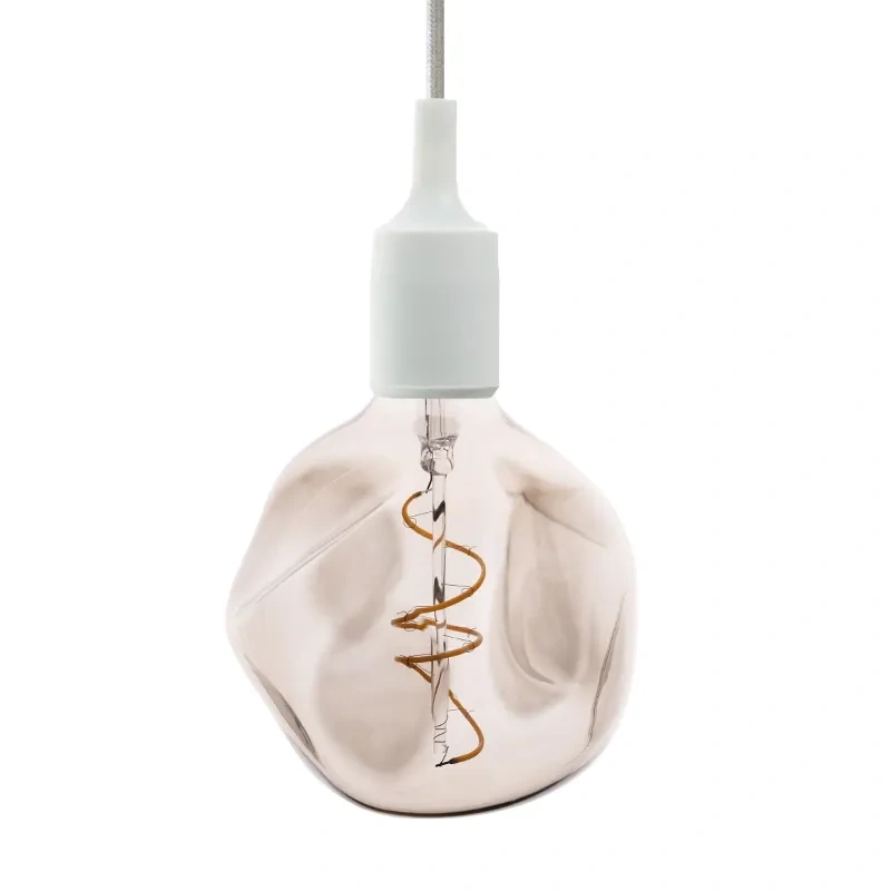 LED dekoratívna žiarovka / filament BUMPED 4W SMOKE - G125 / E27 / 2000K - ZSF118 6