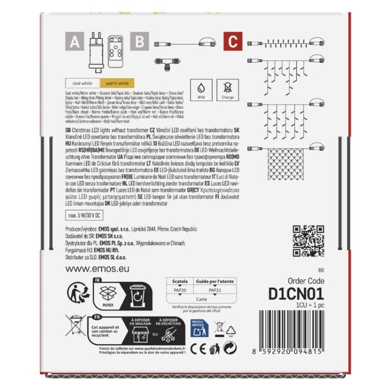 blik.-rampouch 2.5M IP44 WW/CW ZY2002 12