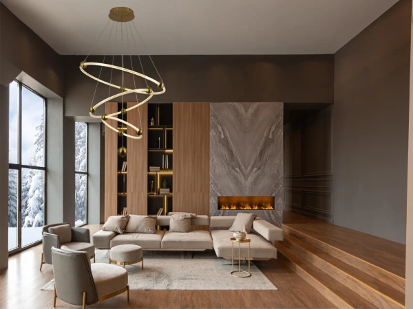 LED visiaca lampa + diaľkový ovládač 45W - J4361/G 8