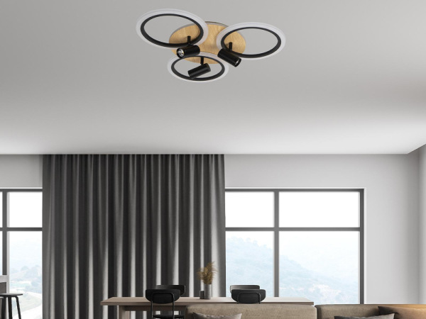 LED stropné svietidlo s diaľkovým ovládačom 70W - TB1311/BW 11