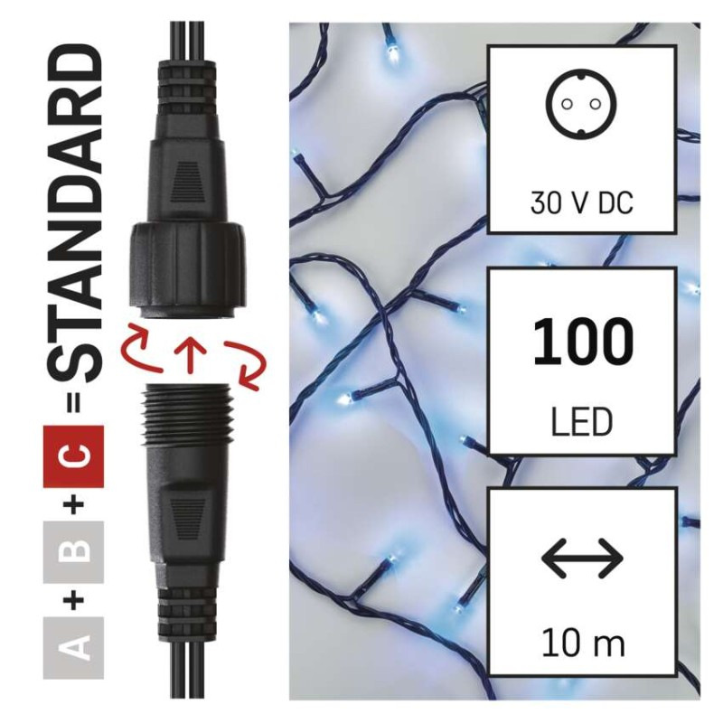 Standard ván. řetěz 10M IP44 BLU ZY1928 1