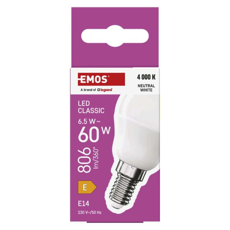 LED CLS MINI GLOBE 6,5W(60W) 806lm E14 N 5
