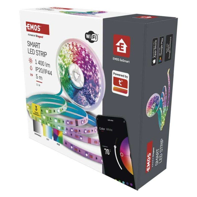 LED GOSMART STRIP 22W 1000lm 5m WIFI RGB 9