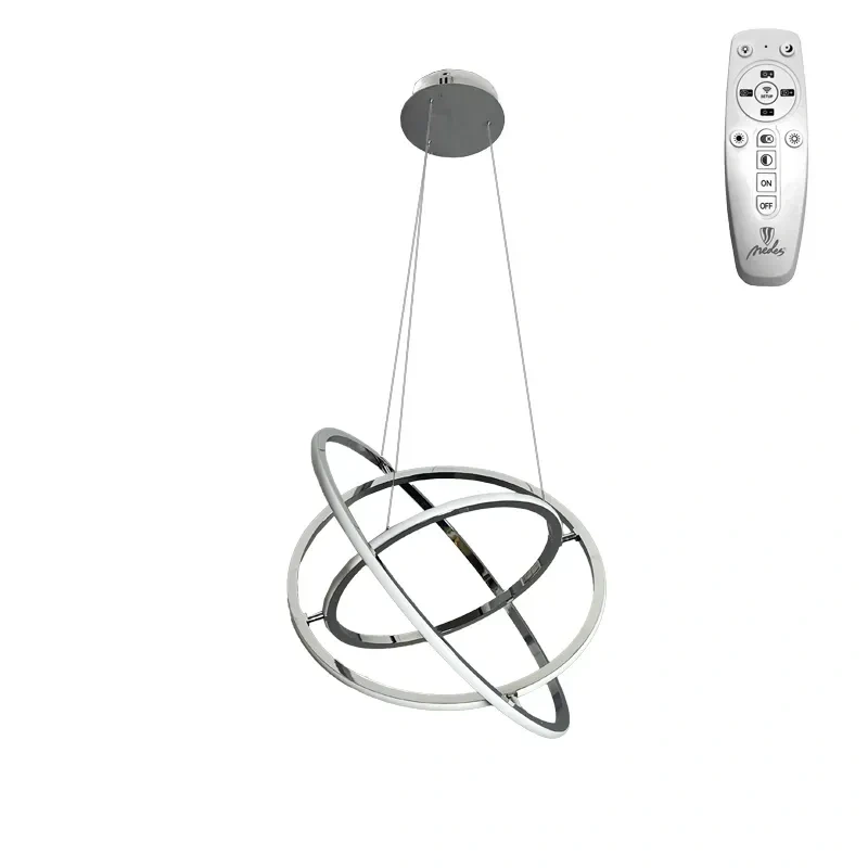 LED závesné svietidlo na lanku + diaľkový ovládač 105W - J4350/CH 4