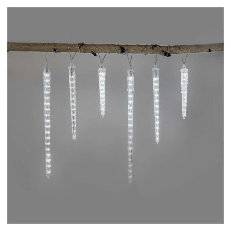 VIANOCE Girlanda LED pad. cencúle 6ks 2M biela DCPC06 2