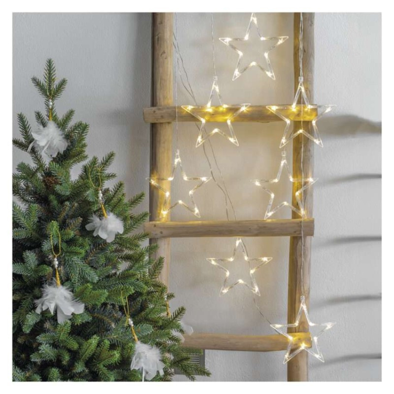 70LED 7 WINDOW STARS WW 5