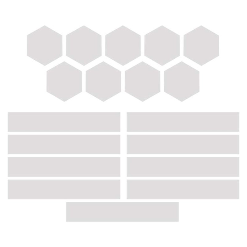 GOSMART LINES WHITE 9 PACK 6