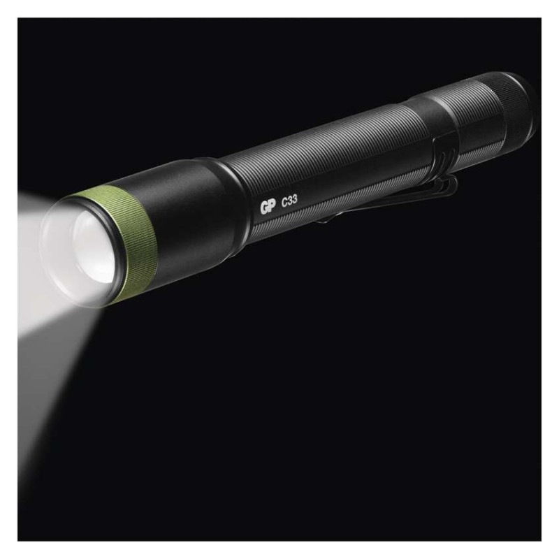 Baterkové púzdro CREE+COB LED GP C33,180 lm,2×AA,fokus P8504 12
